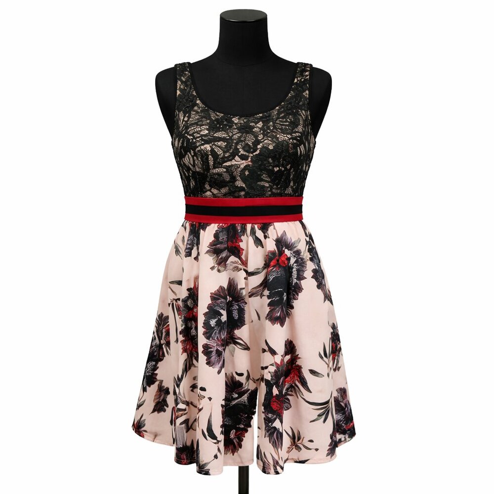 Anthropoogie Peter Som Floral Brushstroke Cotton Dress 0 Garden Coquette Art